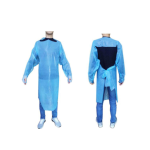 AccuMED Disposable Blue Gowns with Thumb loops 250 / Carton