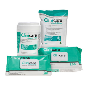 WIPES: Clinicare Alcohol Free