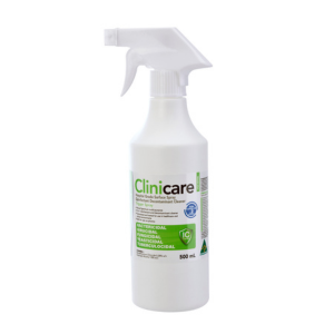 DISINFECTANT: Clinicare Hospital Disinfectant & Decontaminant Spray