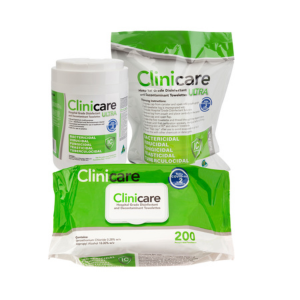 WIPES: Clinicare Hospital Disinfectant & Decontaminant